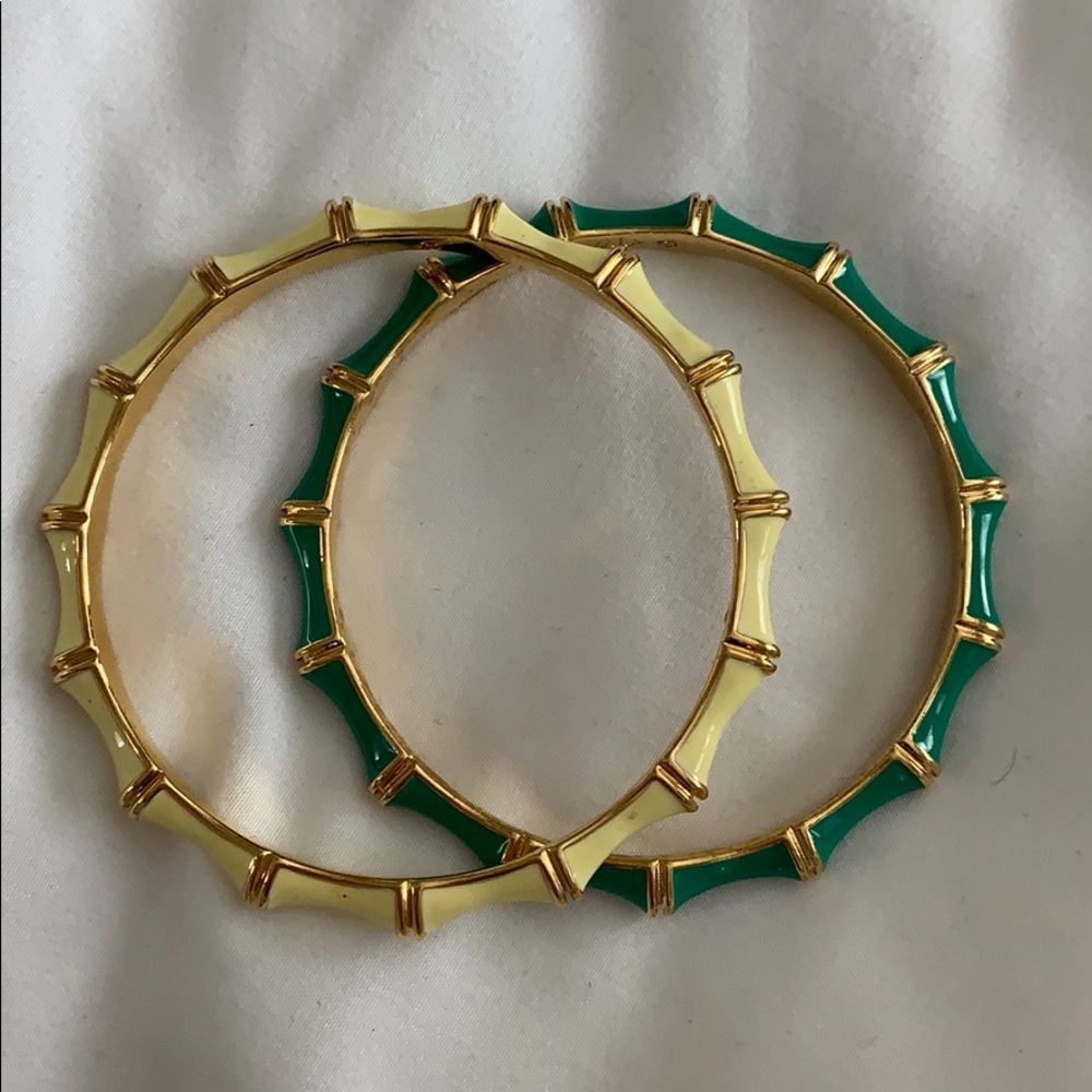 Stella & Dot Enamel Bamboo Bangles